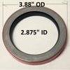 2 x Genuine Dexter Seal Replacement 10-51-2 Grease 9K 10K GD 3.88"OD 2.875"ID (10-51-L2)