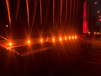 10 x 3/4 Maxxima Amber Clear LED Clearance Marker Light Trailer Jeep Motorcycle (M09300YCL-LOTOF10)