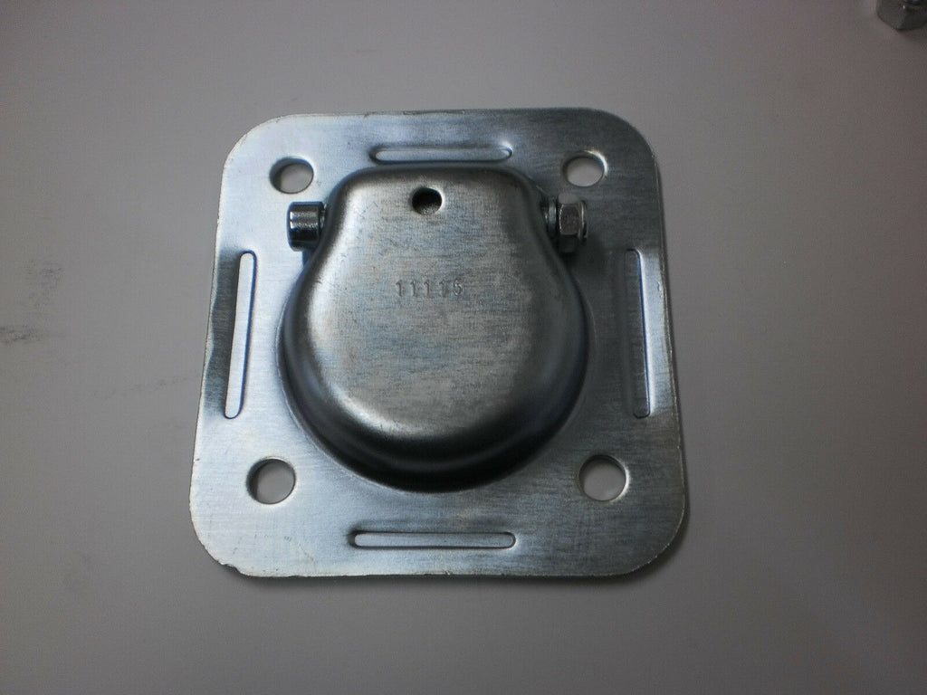 10- 1/2" Thick Recessed 5000# D Ring with Backing Plates & Bolts Car Trailer Pan (RR5K-LOTOF10)