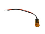 1/2" Amber LED Indicator Light Recess Marker Trailer Dash Car Truck Accent (010-1100-1)