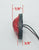 Red LED Oval Dragon's Eye 2 Diode Red Lens/Light Marker Clearance Trailer (L04-0072R)