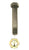 ONE-  9/16" x 3" Standard Shackle Bolt with Lock nut Dexter Trailer Axle Axel (9163B-KIT)