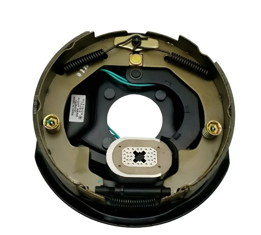 2 -Complete Trailer Electric Brake Backing Plate 3500 axle 10" x 2.25" Shoe axel (10RVEB-1P)