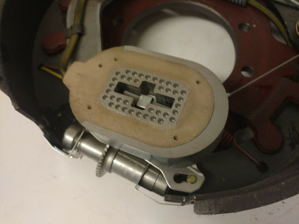12.25" x4" Electric Brake Backing Plate Trailer Left Side 10K HD axle 9-27 Drum (023-438-00)