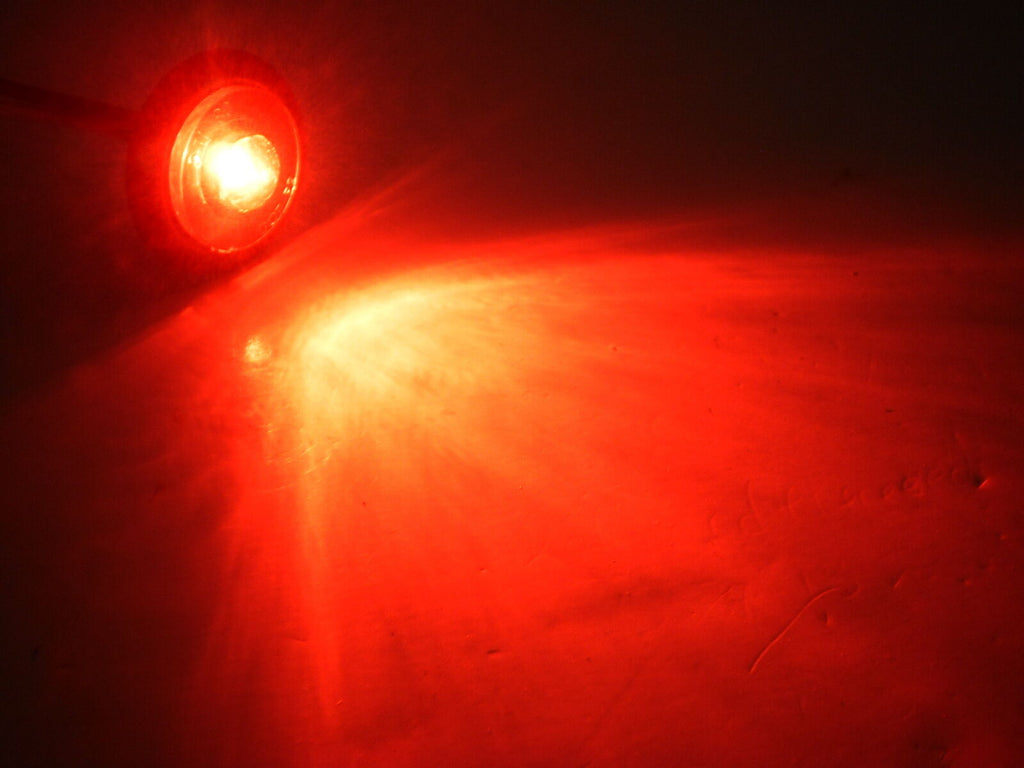 1" Round Red Clear Innovative Saucer Marker Clearance Hot Spot Bullet Trailer (216-4500-1)