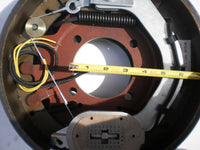 Pair 12-1/4 x 3-3/8 8000 Electric Trailer Backing Plate Brake Fits Dexter 4 Bolt 8K Axle (BK-8KE-SET)