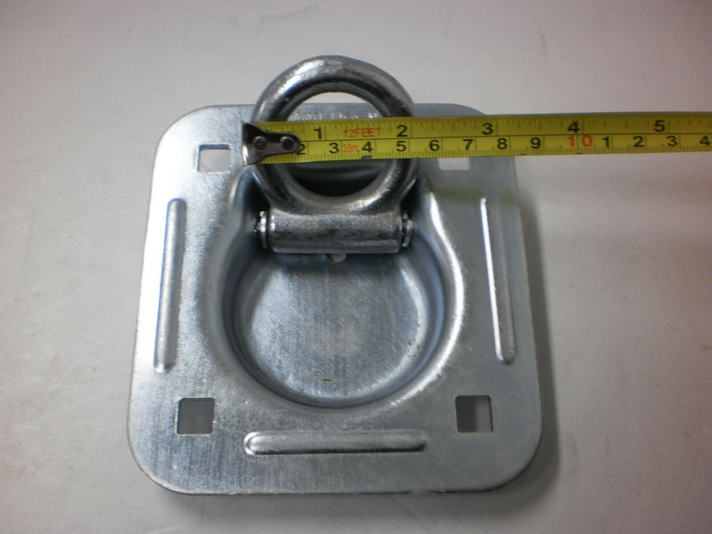 1/2" Thick Recessed Stainless Steel 5000# D Ring Trailer Car Truck (RRS5)