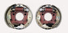 PAIR 12-1/4 x 3-3/8 Hydraulic 8K Backing Plate Trailer 4 Bolt 23-402 (77-1208H-1P)