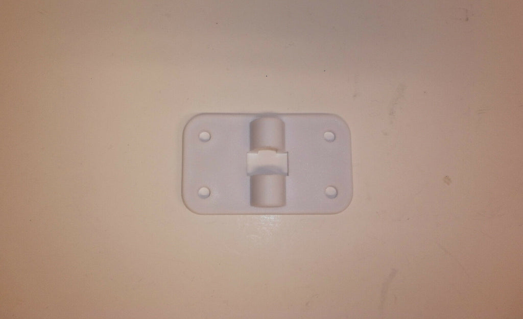 White 90 Degree Angle Door Hold Back Hook Keeper Stop Stopper Trailer Camper RV  (MD490W)