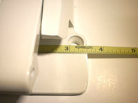 White Locking Cargo Trailer Cambar Door Auto Latching Vise Lock Cam Bar Handle (CBL-W-KIT)