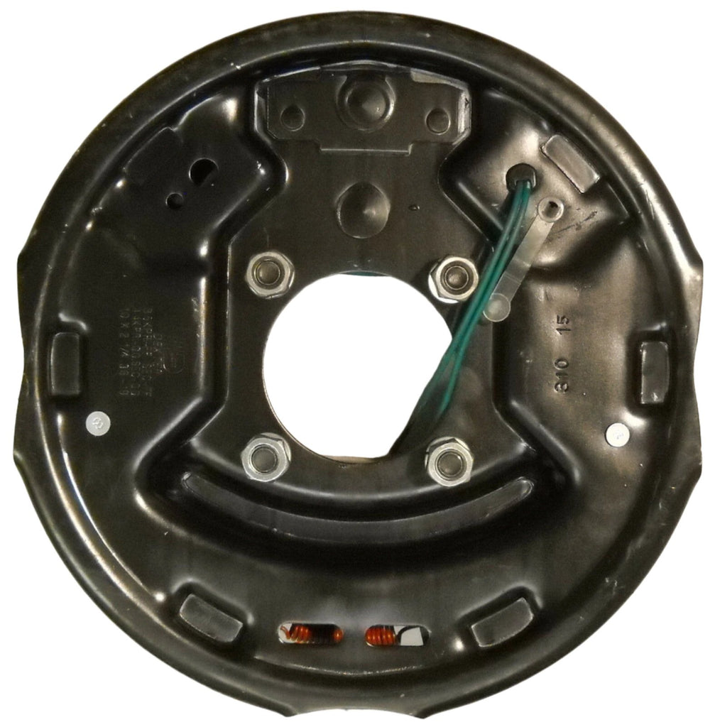 ONE DEXTER 3500# Trailer Axle Left 10x2.2 Electric Backing plate Complete (023-026-00)