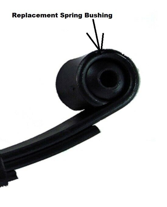 3/4" Rubber Trailer Spring Bushing, Dexter 10K GD 2-1/2" wide 2" OD (014-112-00)