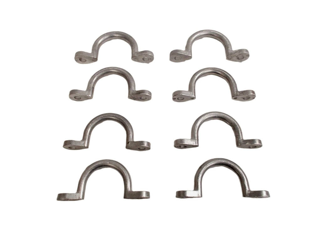 8 x Aluminum Rope Tie D Ring Cargo Horse Trailer Handle RV Camper Loop Boat (TL20012ABX8)