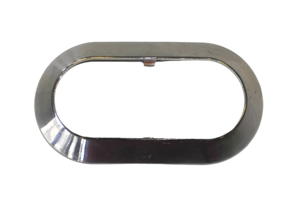 Chrome Bezel Trim Ring for 1 By 2.5 Inch Oval LED Light (J-505-BZ-C)