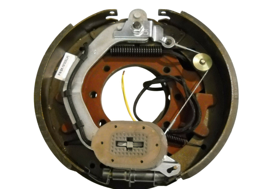 12-1/4x3-3/8" 9K 10K GD Electric Backing Plate 10000 Trailer Brake Left Side (BK-10KE-01)