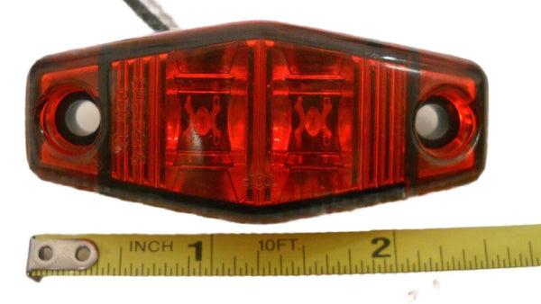 2 New 1-1/4 Red LED Marker Clearance Lights For Trailer / Truck / RV 2 New 1-1/4 Red LED Marker Clearance Lights For Trailer / Truck / RV
