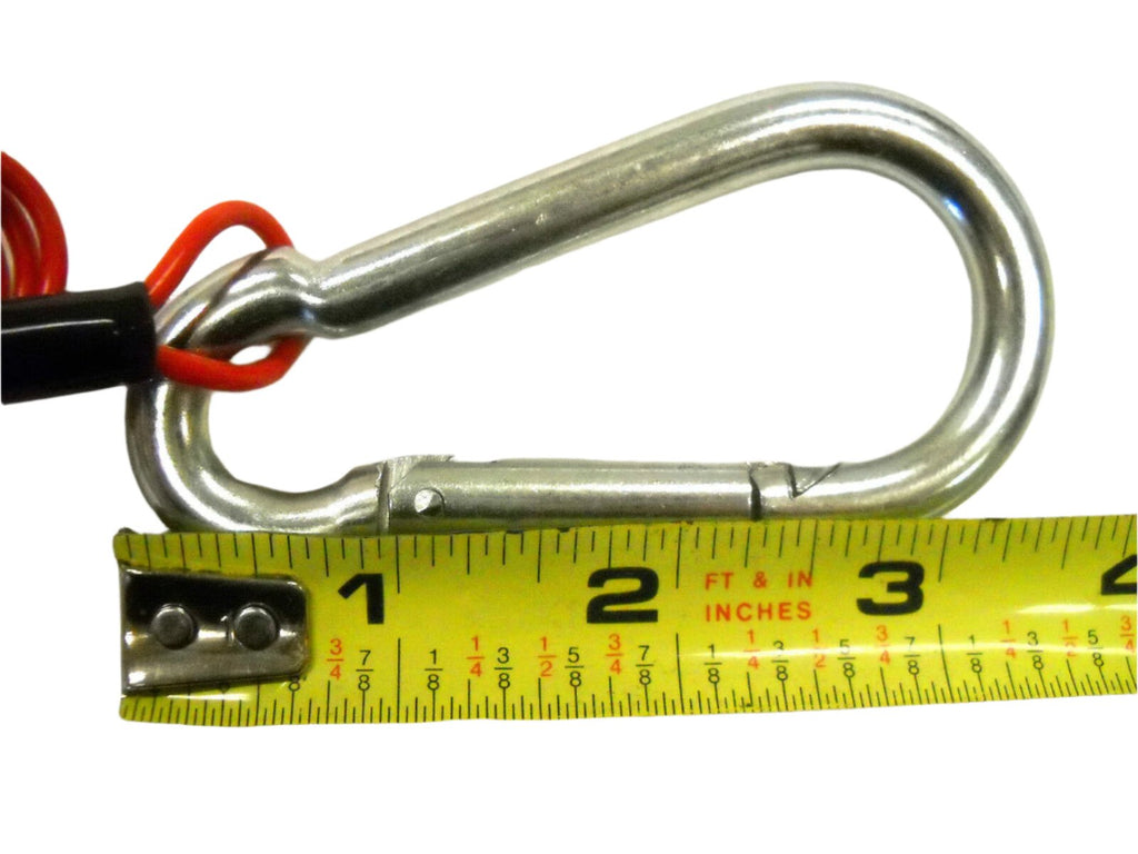 Fastway 4' Zip Trailer  Coiled Breakwaway Cable Truck Towing W/clip (80-01-2140)