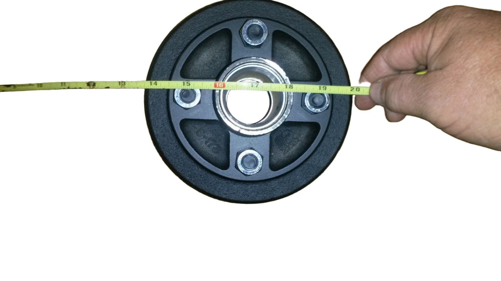 1 x Brake Drum 7" 4 x 4 Lug DEXTER 2000# Trailer Axle 2200 Hub Snowmobile Camper (8-173-16-KIT)