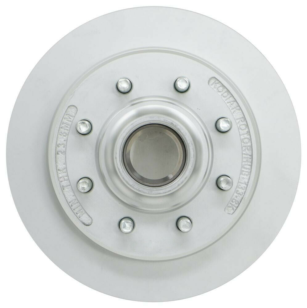 Kodiak 13" Hub and Rotor for 7000 - 8000 Boat Trailer Disc Brakes Dacromet 9/16" (ROTOR/HUB-133-8-9)