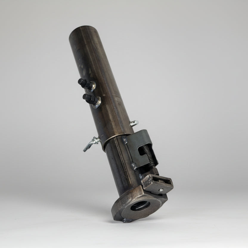 Round RAM Gooseneck Trailer Coupler Adjustable Height 25,000 lbs 2-5/16" Ball (GCPN25000)