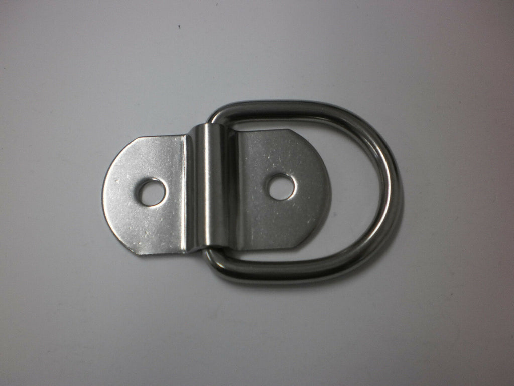 12 - 3/16" D Ring Rope Tie Down 1000# Rated Trailer ATV Snowmobile Truck Jeep (SR10-12)