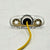 PC Rated Micro LED Trailer Side Marker Amber Clear Light  (J-57-ACS)