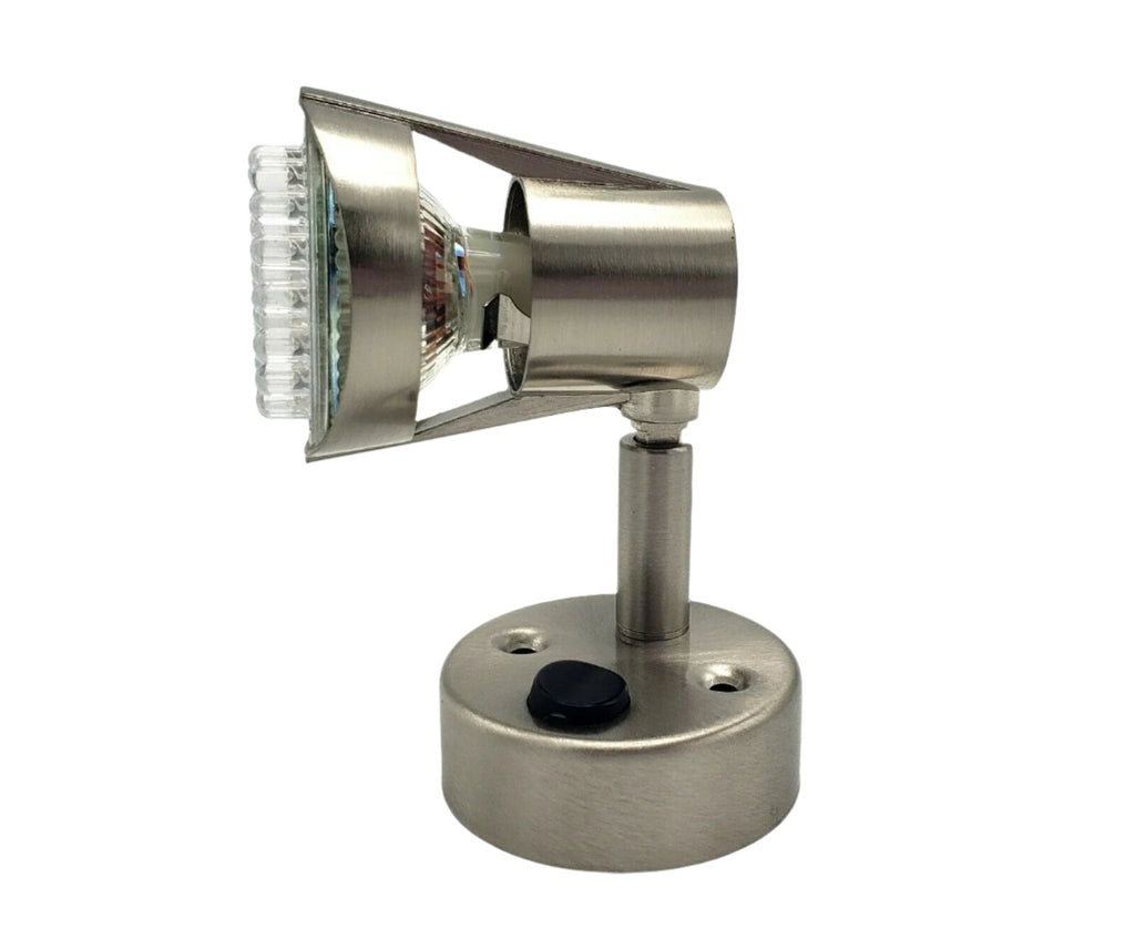 LED Hardwire Reading Light with Satin Chrome Finish RV Camper Desk L26-0068 (L26-0068)