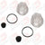 2x Dexter 21-40 2-5/8" Oil Cap for 6K UTG Demountable Utility Trailer axle Hubs (K71-747-00)