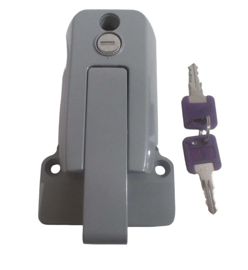 2 - KA - Locking Cargo Trailer Cambar Door Latch Vise Lock Cam Bar Auto Latching (CBL-G-2X)