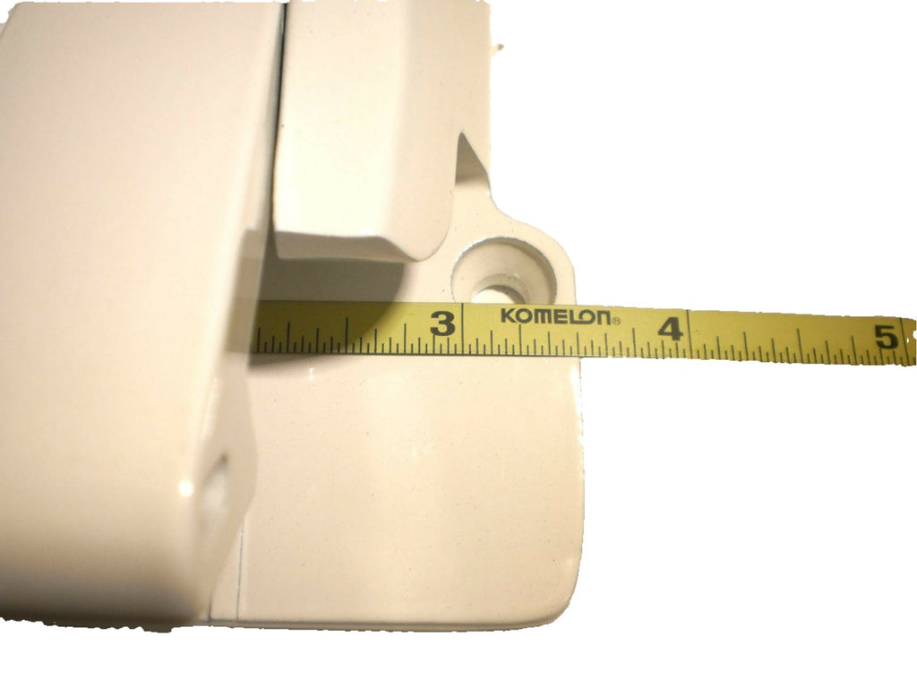 3 - White Locking Cargo Trailer Cambar Door Vise Lock Self Latching Keyed Alike (CBL-W-3X)