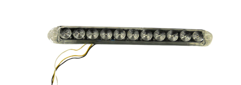 ONE - 15" Slimline LED Amber Clear Park Turn Tail Light Trailer Camper RV (J-535-AC)
