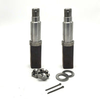 2- Trailer Axle Square Spindle 3500 1-3/8 + 1-1/16 I.D. Bearing Dexter ALKO Axis (SP-20484-SQ-KITX2)