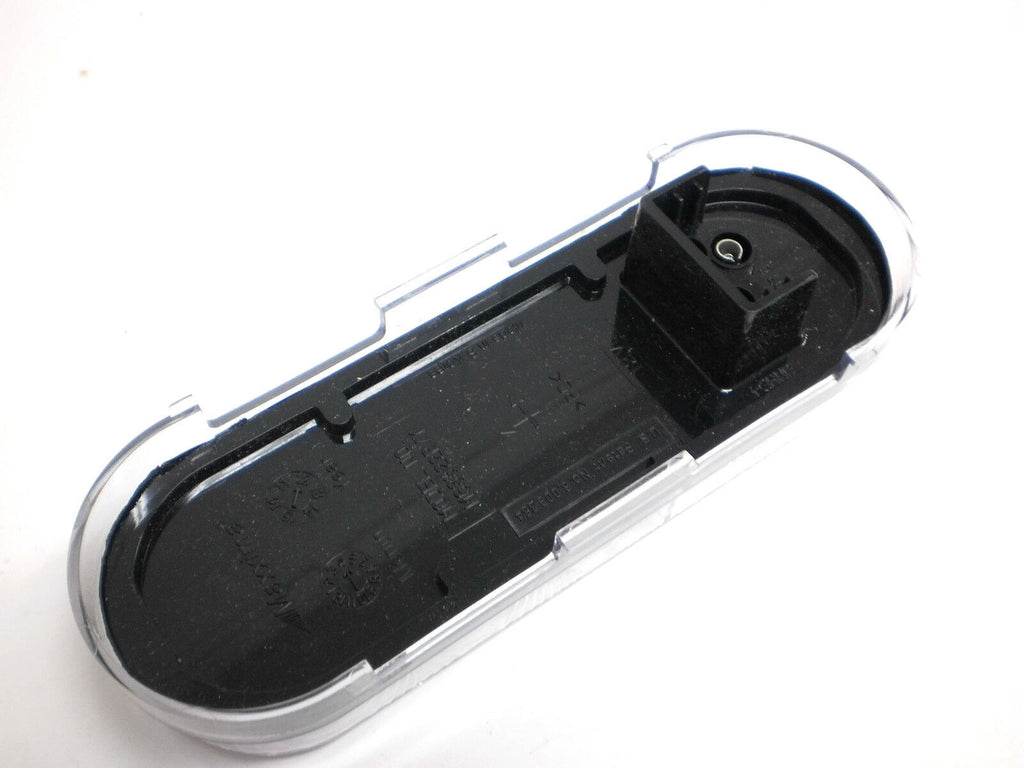 TWO Maxxima 6" Oval Red Clear LED Stop Turn Tail Light Truck Trailer RV  (M63322RCL-KIT-LOT2)