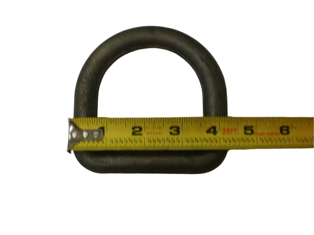 5/8" Weld On D Ring Chain Tie Down 18,000 Rated Trailer Truck Rope Forged Loop (LRW1)