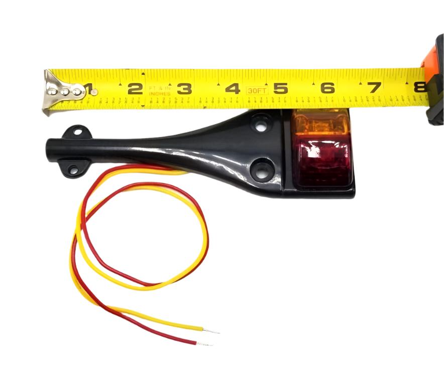 Pair Kaper II LED Amber/Red Fender Light w/Wire Guard 2 Wire 2 Diode Trailer (L04-0040-1P)