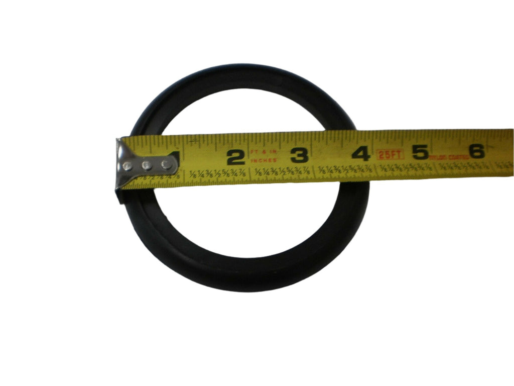 4 - 4" Round Surface Mount D Ring Tie Downs Trailer ATV 800# Rated with Bezel (RR02-LOTOF4)