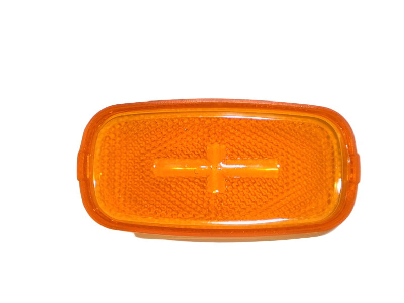 2 - Jammy Marker Light LED J-626/625 Amber 4" x 2" reflex lens Trailer Camper (J-625-A X 2)