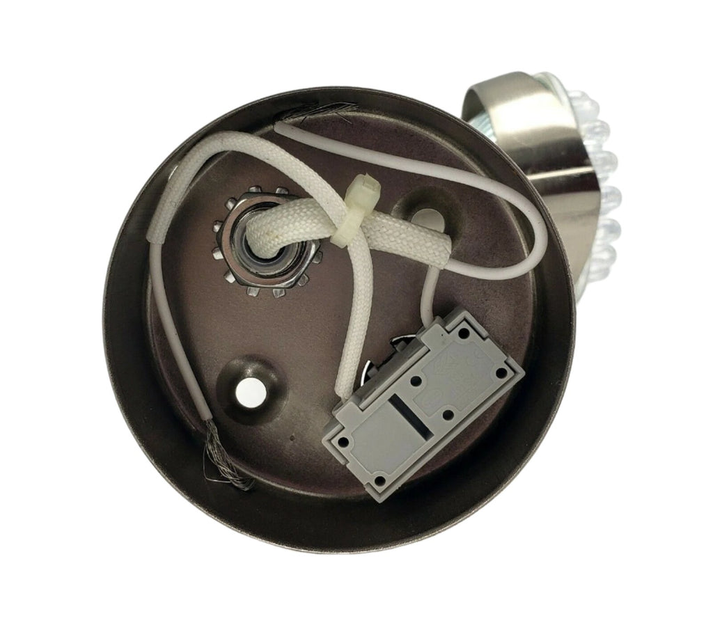 LED Hardwire Reading Light with Satin Chrome Finish RV Camper Desk L26-0068 (L26-0068)