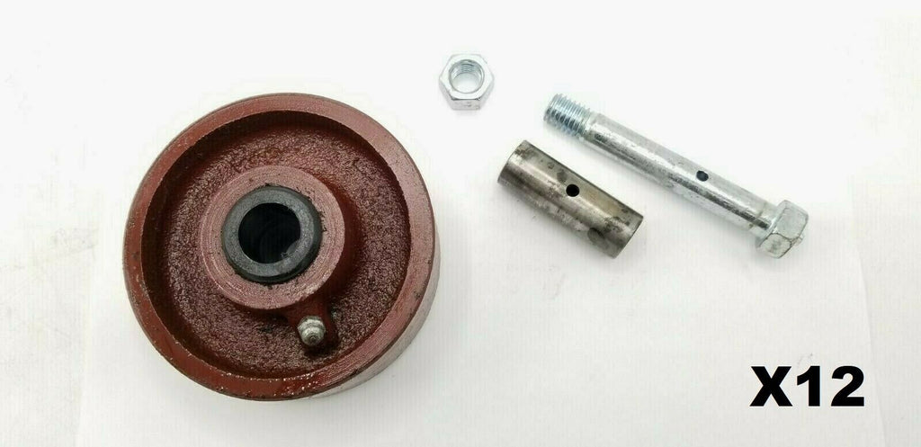 12x Sloan's Kwik Load Texas Rollback Trailer Rollers for Bed Frame Caster Wheels (KLR-LOTOF12)