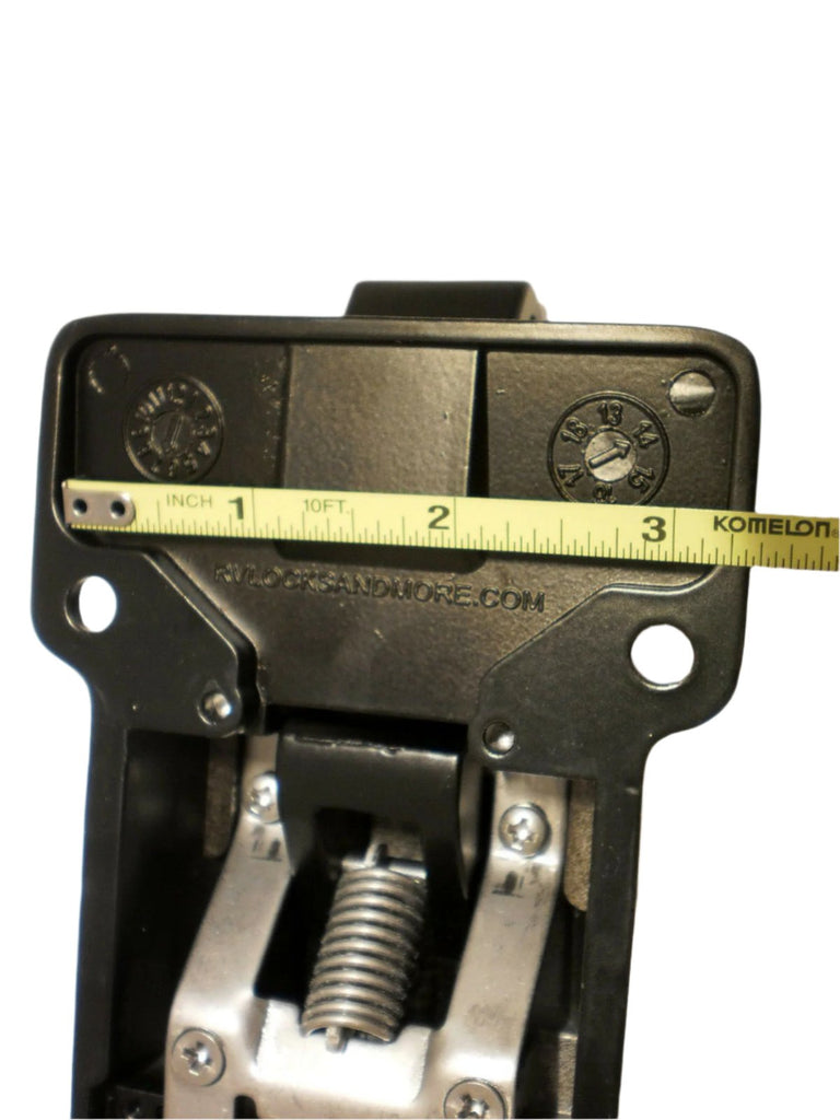 Black Self Latching Cargo Trailer Cambar Door Latch Vise Lock Cam Bar Handle (CBL-B-KIT)