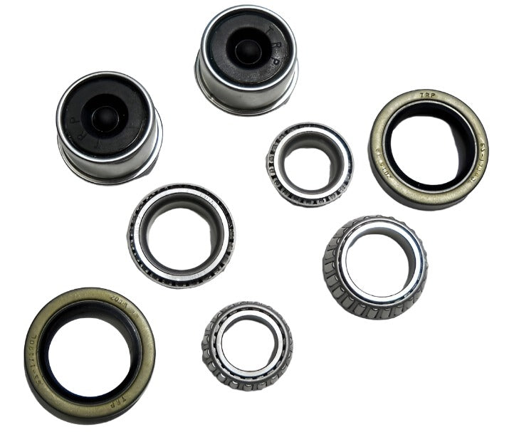 2- Genuine Dexter 5x5.5 Hubs with 3500# Bearing Kit Replace Trailer Idler Axle (825605-KITX2)