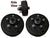 5 x 4.5 Pair of Brake Assembly Spindle Kit Stub End Unit Trailer Axle 3500 84 (STUB-84-545-D)