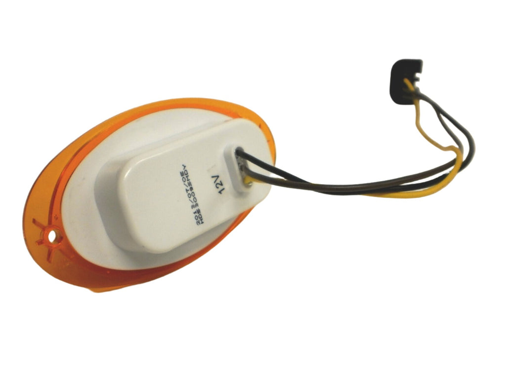 1- HD Amber Cascadia Freight liner Side Marker Light LED Turn Tail Marker Truck  (HD53009SMDY)