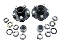 2- 5x4.5 Idler Hubs with 2000# Bearing Kits Replace Snow Mobile Trailer Axle (RVIBT5450-KITX2)