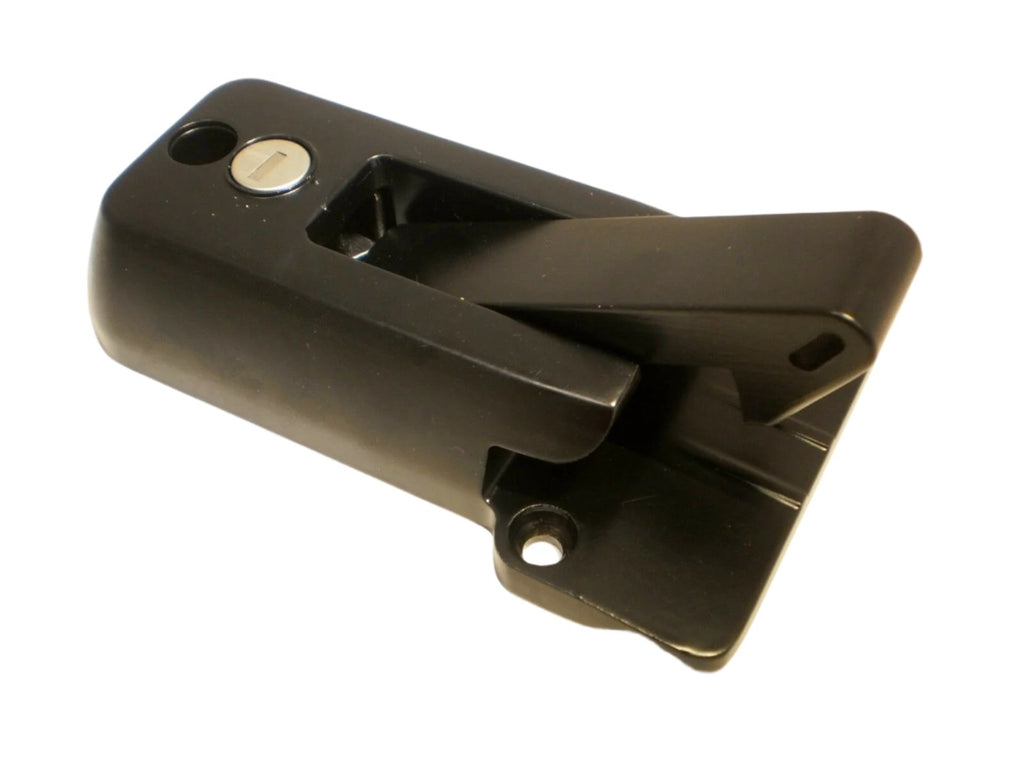 Black Self Latching Cargo Trailer Cambar Door Latch Vise Lock Cam Bar Handle (CBL-B-KIT)