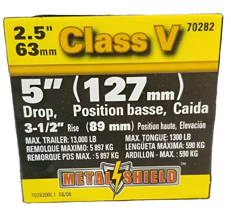 Reese 5" Drop.13k Capacity. 2.5" Receiver. Class 5 Ball Mount. Trailer. Truck. (7028200-SP)