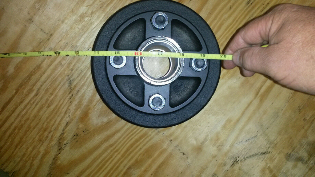 TWO (2) DEXTER Brake Drums,  7 x 1-1/4" Electric Four Lug (8-173-16-KITX2)
