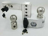 Weigh Safe 2" Locking Hitch Pin & Ball Keyed Alike Ball Mount 4" Drop 10k Rated (WS4-2-KA)