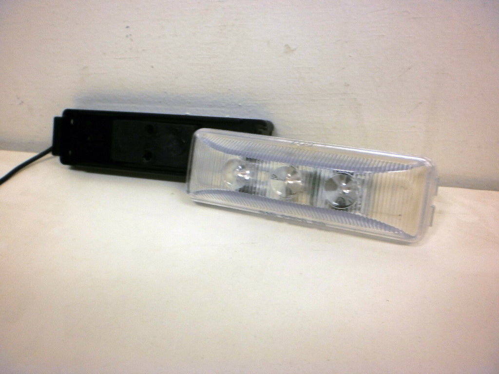 1 - Jammy 1x4" LED Rectangle Red "Snap In" Marker/Clearance Light Trailer (J-5765-RCK)