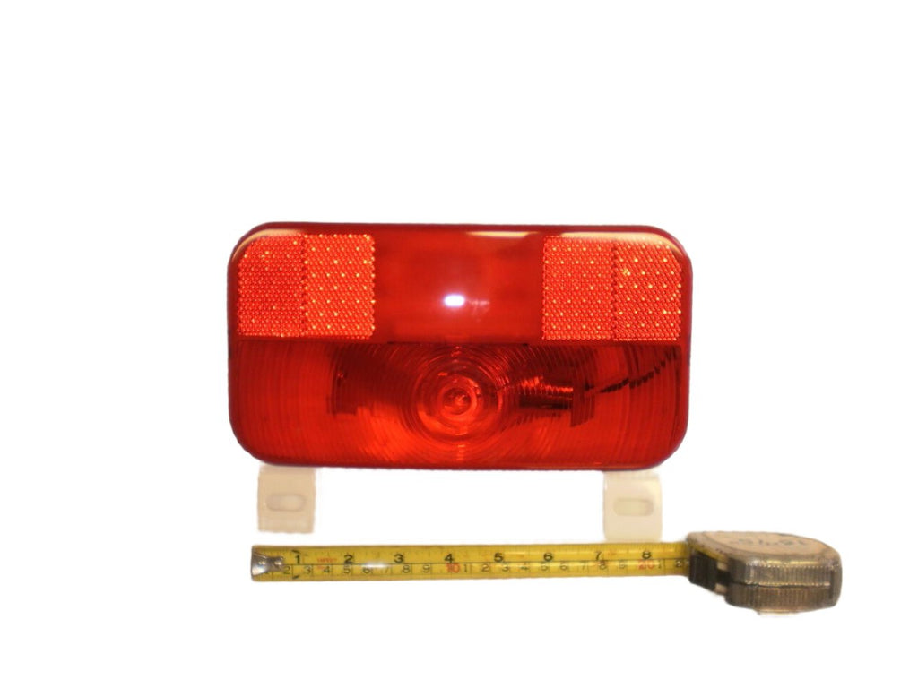 Pair of J-90 Bargman 34-92-003 9x5 Red Stop Tail Turn Lamp Light Trailer Camper (J-90 + J-90-L)